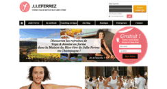 Desktop Screenshot of julieferrez.com